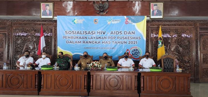 Sosialisasi HIV-AIDS dan Pembukaan Layanan PDP Puskesmas dalam rangka HAS Tahun 2021