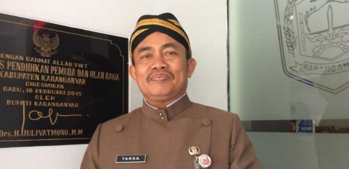 Kadisdikbud Karanganyar, Drs Tarsa, M.Pd Tutup Usia