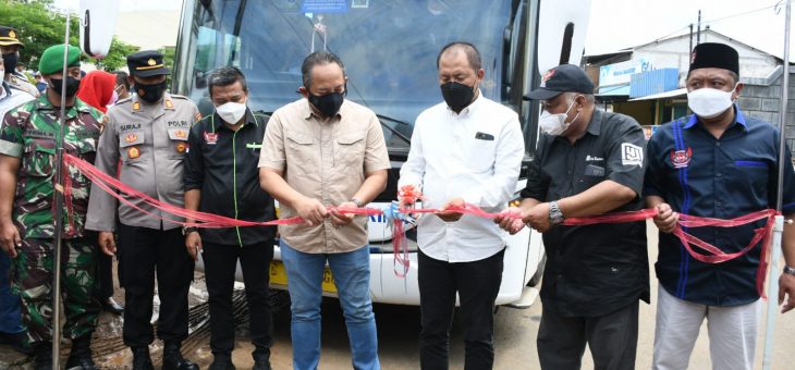 Launching Trayek 12 PO Bus Jatipuro-Jakarta, dihadiri Bupati dan Wakil Bupati