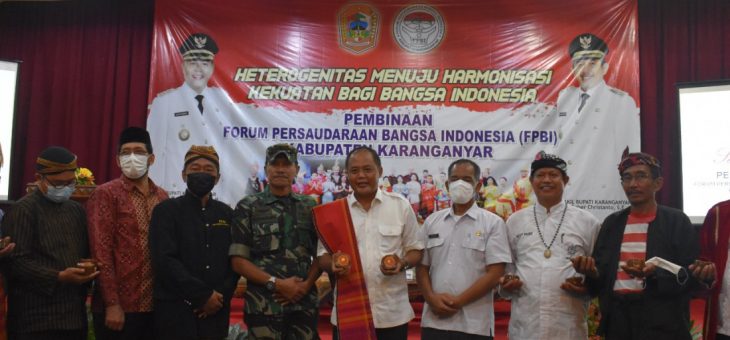 Pembinaan Forum Persaudaraan Bangsa Indonesia (FPBI) di Karanganyar
