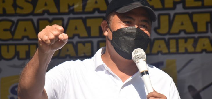 Senam Bersama Bapera Berlangsung Meriah di Kantor Kecamatan Jaten