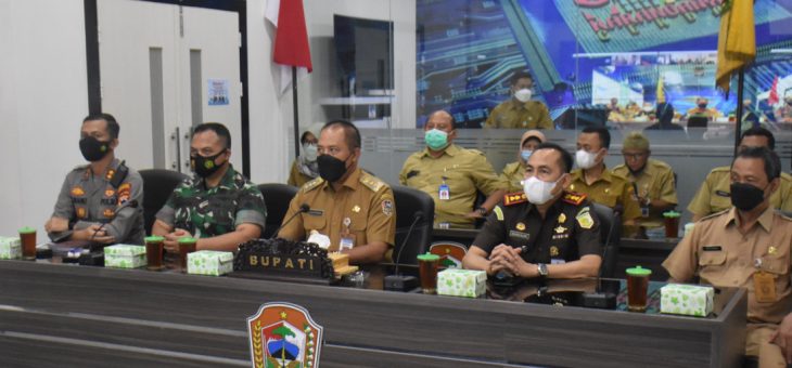 Rakor Penanganan Covid, Bupati Juliyatmono Tegaskan Karanganyar Tetap Waspada