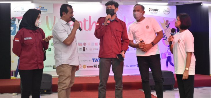 Meriahkan Event Valentine, DISKOMINFO Karanganyar Sosialisasikan Kanal Aduan Publik Di Palur Plasa
