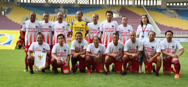 Dua Gol Bupati Karanganyar antarkan Kemenengan Tim Garuda Putih pada Laga Eksebisi Melawan Tim Garuda Merah