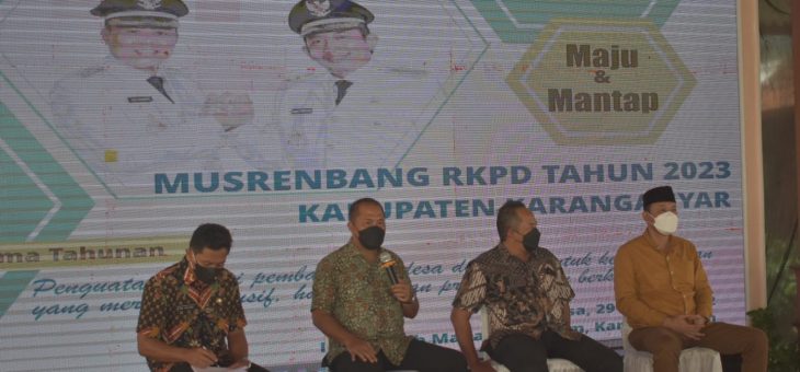 Musrenbang RKPD Tahun 2023 Kabupaten Karanganyar