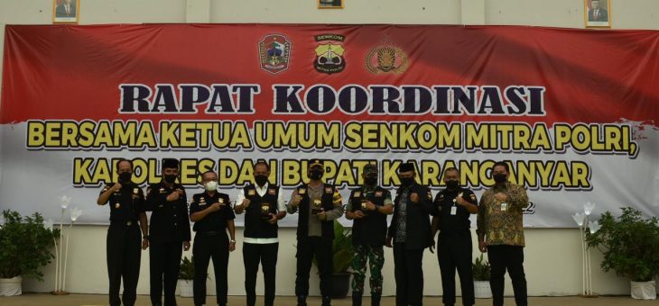 Rakor Senkom Mitra Polri Kabupaten Karanganyar