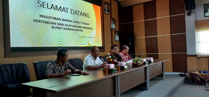 Paguyuban Warga Jawa Tengah Kunjungi Karanganyar