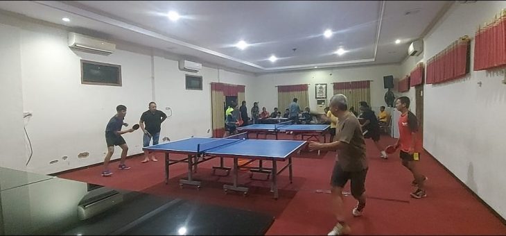 Gali Potensi Atlet Tenis Meja Karanganyar, Wabup Sediakan Ruang Di Rumdin Untuk Latihan Rutin Antar Club