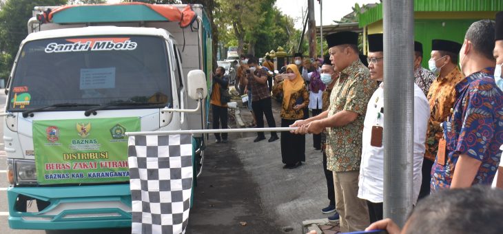 19,6 Ton Beras Didistribusikan Baznas Karanganyar Ke 17 Kecamatan