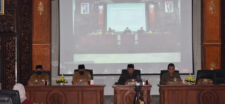 Tanggapan Bupati Karanganyar Atas Pandangan Umum Fraksi terhadap Rancangan Perda Tentang Pertanggungjawaban Pelaksanaan APBD Tahun Anggaran 2021