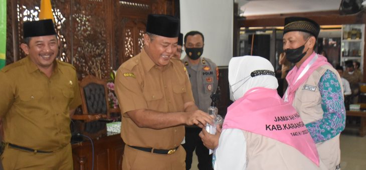 428 Calon Jama’ah Haji Kabupaten Karanganyar Berpamitan Dengan Pemkab Karanganyar