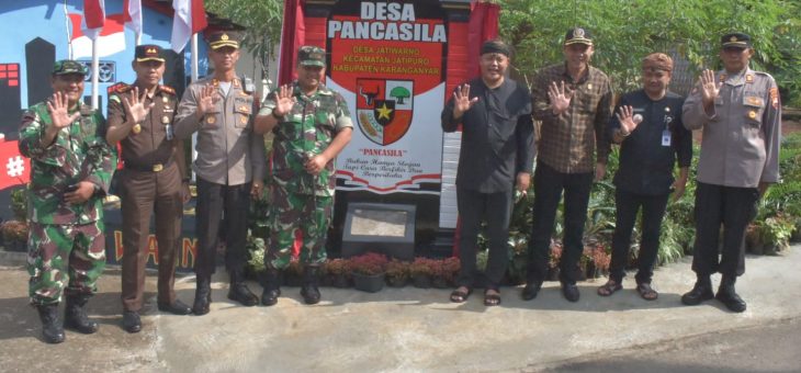Bupati Resmikan Desa Jatiwarno Jadi Desa Pancasila
