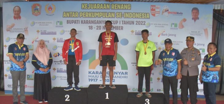 60 Klub Bersaing dalam Kejuaraan Renang Bupati Karanganyar Cup I Tahun 2022