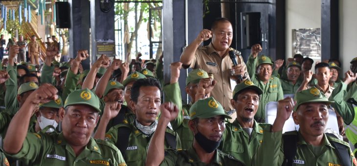 Sosialisasi Cukai Rokok Bagi Linmas Tasikmadu