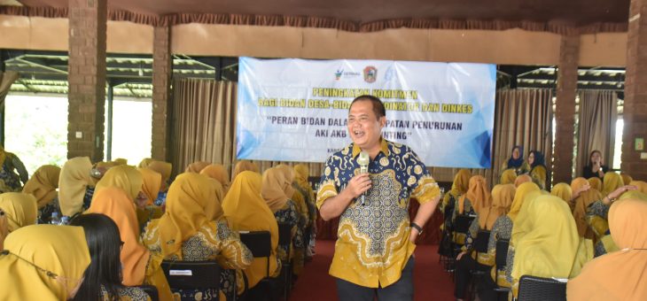 Percepat Penurunan AKI, AKB Dan Stunting, Dinas Kesehatan Gelar Pembinaan Bagi Bidan Desa Dan Bidan Koordinator
