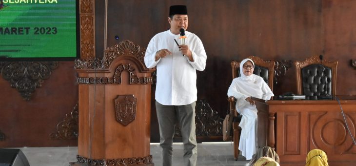 PENGAJIAN AHAD PAGI, BUPATI AJAK TINGKATKAN AMAL IBADAH DI BULAN RAMADHAN