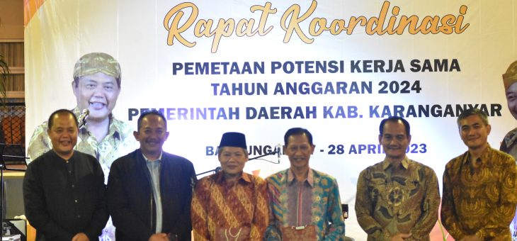 Guna Audit Pemetaan Potensi Kerja Sama, Pemkab Karanganyar Gelar Rapat Koordinasi