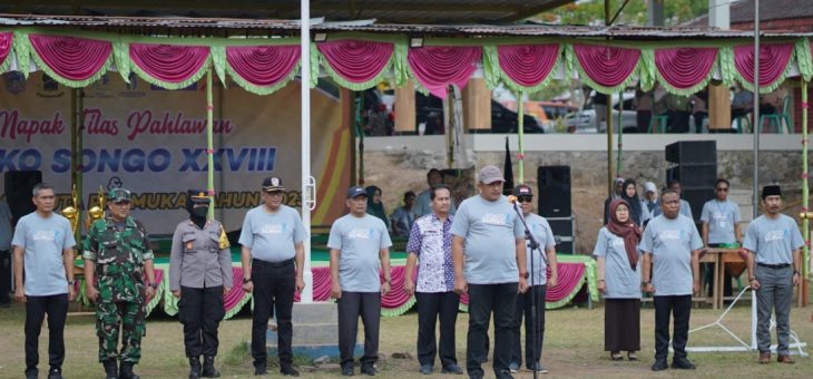 PENTINGKAN RASA KEGOTONG ROYONGAN, RATUSAN PEMUDA PEMUDI RAMAIKAN  NAPAK TILAS JOKO SONGO