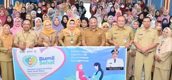 UPAYA KESIAPAN IBU HAMIL MENJALANI PERSALINAN, PUSKESMAS JATEN I GENCARKAN SOSIALISASI PENCEGAHAN STUNTING DAN PENURUNAN AKI AKB