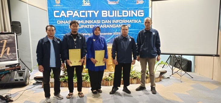 TINGKATKAN KEKOMPAKAN DAN KEHARMONISAN DALAM BERORGANISASI, DISKOMINFO GELAR CAPACITY BUILDING