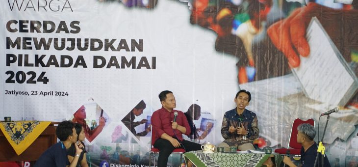 Wujudkan Pilkada Damai 2024, Diskominfo Gelar Rembug Warga Hadirkan Ketua KPU