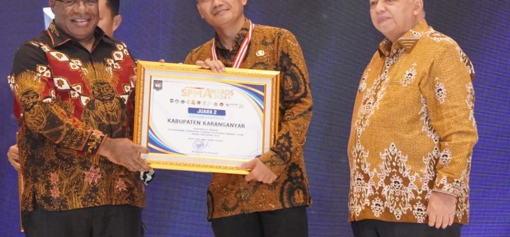 Kabupaten Karanganyar Raih Peringkat 2 Penerapan SPM Tahun 2024 Kategori Pemerintah Kabupaten se-Indonesia