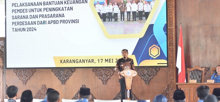 Sosialisasi BANKEU  : Narasumber Langsung Dari Kepala Dispermades Prov. Jateng