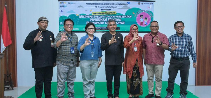 Penyerahan Bantuan Program CSR PT. Jasa Marga Solo Ngawi Dalam Rangka Percepatan Penurunan Stunting