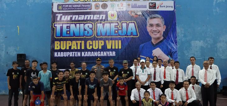 PTMSI Karanganyar Gelar Turnamen Tenis Meja Bupati Cup VIII