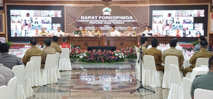 Pemerintah Provinsi Jawa Tengah Gelar Rapat Koordinasi Jelang Natal dan Tahun Baru 2024-2025