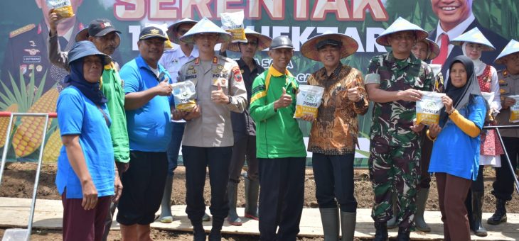 Pemerintah Kabupaten Karanganyar Gelar Penanaman Jagung Serentak, Dukung Swasembada Pangan Nasional