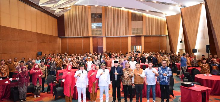 Pemerintah Kabupaten Karanganyar gelar ramah tamah menyambut Bupati Karanganyar Rober Chistanto dan Wakil Bupati Karanganyar Adhe Eliana