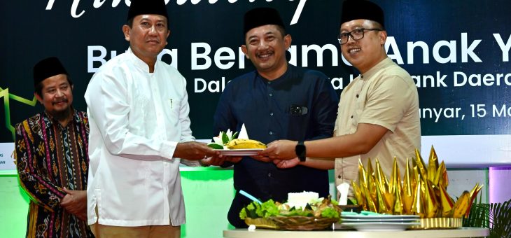 BUKA BERSAMA DAN SANTUNAN ANAK YATIM BERSAMA PT BANK DAERAH KARANGANYAR