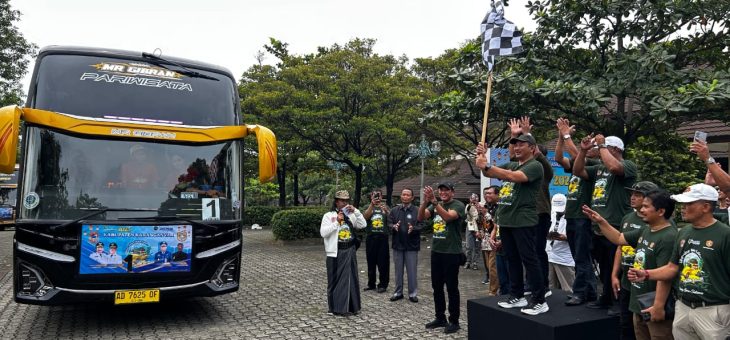 Bupati Karanganyar Lepas 450 Peserta Mudik Gratis Tahun 2025 di TMII Jakarta