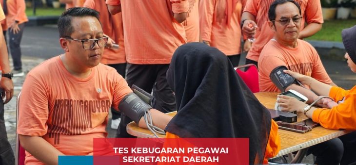 Wakil Bupati Karanganyar Ikuti Tes Kebugaran Bersama Pegawai Setda