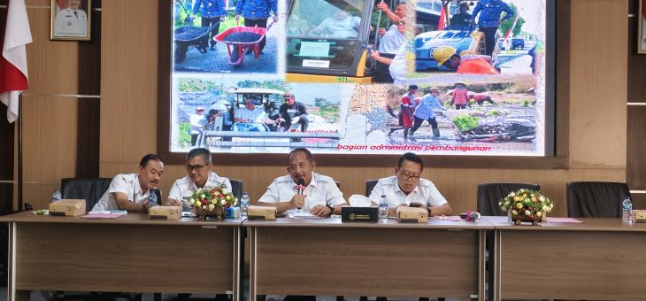 MONEV PROGRESS KEGIATAN OPD dan KECAMATAN, PEMKAB GELAR RAKOR PENGENDALIAN OPERASIONAL KEGIATAN