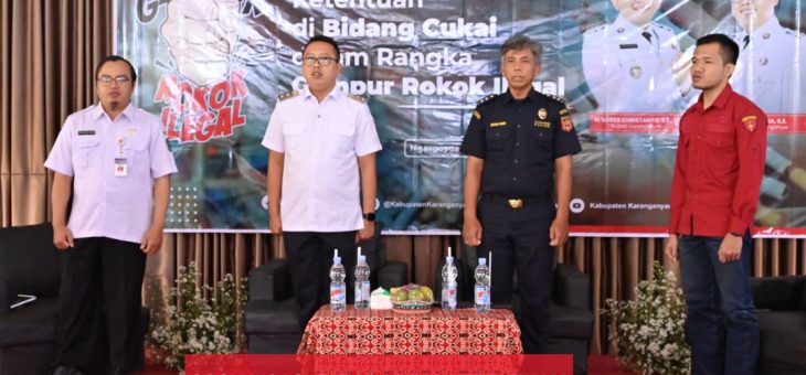 Sosialisasi Tatap Muka Ketentuan Bidang Cukai Digelar di Ngargoyoso untuk Gempur Rokok Ilegal