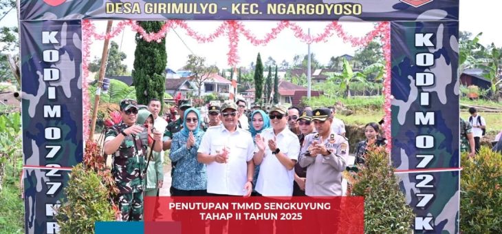 Upacara Penutupan TMMD Sengkuyung Tahap II 2025