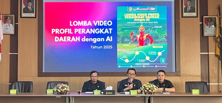 Diskominfo Karanganyar Gelar Lomba Video Profil Perangkat Daerah Berbasis AI: Dorong Inovasi dan Kreativitas