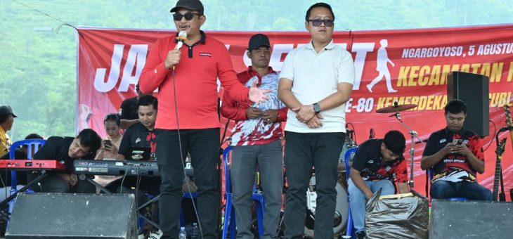 Jalan Sehat Peringatan HUT ke-80 RI Tahun 2025 Ngargoyoso