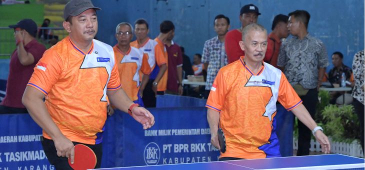 Bupati dan Wakil Bupati Karanganyar Buka Turnamen Tenis Meja Antar OPD, BUMN, dan BUMD