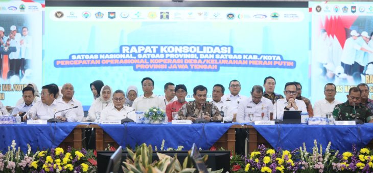 ‎Gubernur Jawa Tengah Pimpin Rapat Konsolidasi Strategis untuk Pemberdayaan Desa dan Ketahanan Pangan