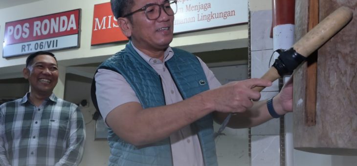 Inspektorat Jenderal Kemendagri Lakukan Pengecekan Poskamling di Karanganyar