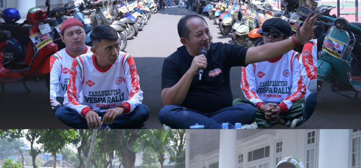 Bupati Karanganyar Berangkatkan Karanganyar Vespa Rally Ke-3 Tahun 2025