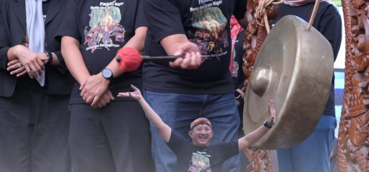 Parade Reog dan Jaran Bigar Dalam Rangka Perayaan Hari Jadi ke-108 Kabupaten Karanganyar, Menjadi Panggung Budaya Terbesar di Jalan Lawu