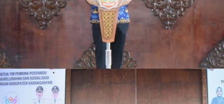 Pengukuhan Tim Pembina Posyandu, Wujud Komitmen Karanganyar Tingkatkan Layanan di Desa dan Kalurahan