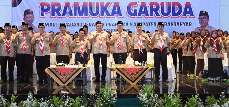 Wakil Bupati Karanganyar Lantik dan Sematkan Tanda Penghargaan Pramuka Garuda Tahun 2026