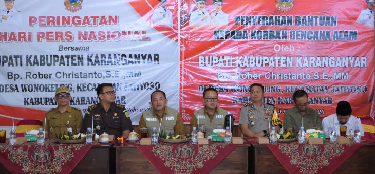 Peringati HPN 2026, Rober Christanto Ajak Wartawan Peduli Korban Bencana di Jatiyoso