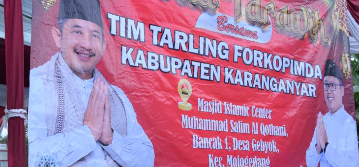 Tarawih Keliling Forkopimda Karanganyar Putaran Kedua, Perkuat Guyub Rukun dan Salurkan Bantuan di Mojogedang