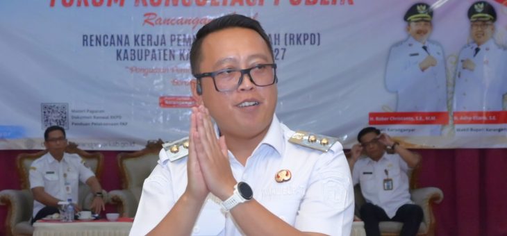 Forum Konsultasi Publik RKPD Kabupaten Karanganyar Tahun 2027 Resmi Digelar